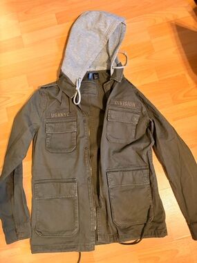 H&m green jacket